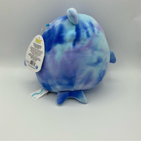 Squishmallows Cyan Whale Plush Stuffed Ocean Sea Toy Blue 7 Inch Kellytoy Gifts - Picture 3 of 5